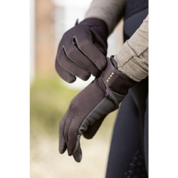 Gants Basil Softshell HKM Marron foncé