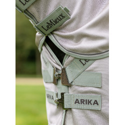 Couverture anti-mouches LeMieux Arika Armour-Tek Stone Gris