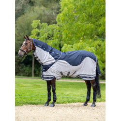 Couverture anti-mouches Arika Shower-Tek LeMieux Marine Bleu marine Couverture anti-mouches Arika Shower-Tek LeMieux Marine Bleu marine