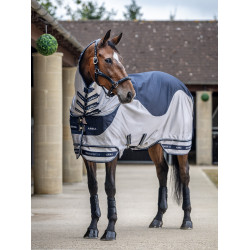 Couverture anti-mouches Arika Shower-Tek LeMieux Marine Bleu marine Couverture anti-mouches Arika Shower-Tek LeMieux Marine Bleu marine