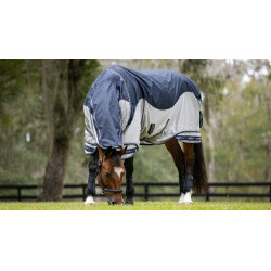 Couverture anti-mouches Arika Shower-Tek LeMieux Marine Bleu marine Couverture anti-mouches Arika Shower-Tek LeMieux Marine Bleu marine