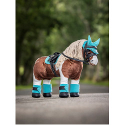 Tapis de selle pour jouet Mini Poney LeMieux Azur Bleu