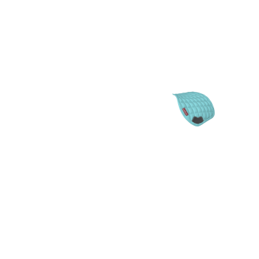 Tapis de selle pour jouet Mini Poney LeMieux Azur Bleu