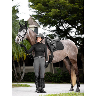 LeMieux Close Contact ProSorb 2-Pocket schokabsorberend zadeldek Zwart