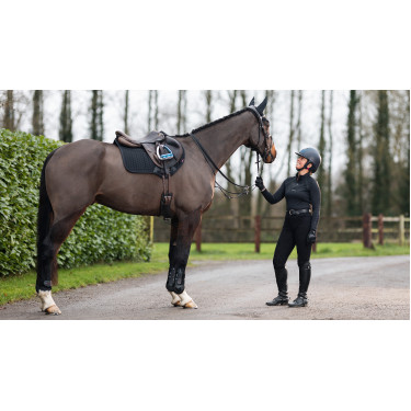 LeMieux Close Contact ProSorb 2-Pocket schokabsorberend zadeldek Zwart