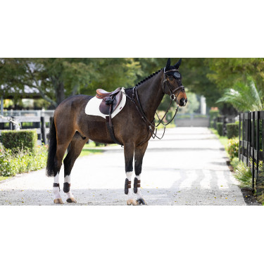 LeMieux Close Contact ProSorb 2-Pocket schokabsorberend zadeldek Wit LeMieux Close Contact ProSorb 2-Pocket schokabsorberend zadeldek Wit