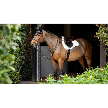 LeMieux schokdempend zadeldek mixte square ProSorb 2 Vakken Wit LeMieux schokdempend zadeldek mixte square ProSorb 2 Vakken Wit