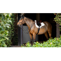 Tapis amortisseur LeMieux mixte square ProSorb 2 Poches Blanc