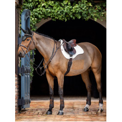 LeMieux schokdempend zadeldek mixte square ProSorb 2 Vakken Wit LeMieux schokdempend zadeldek mixte square ProSorb 2 Vakken Wit