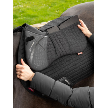Amortisseur à cales LeMieux Quilted ProSorb 3 Poches Noir Amortisseur à cales LeMieux Quilted ProSorb 3 Poches Noir