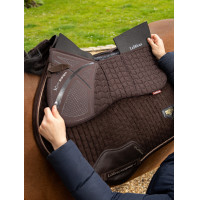 Amortisseur à cales LeMieux Quilted ProSorb 3 Poches Marron