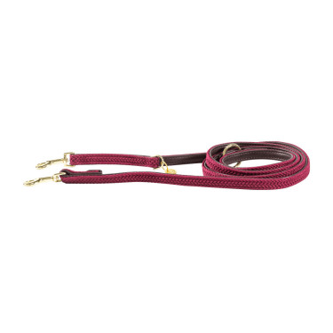 Laisse pour chien Plaited Nylon 200 cm Kentucky Bordeaux