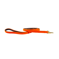 Laisse pour chien Plaited Nylon 120 cm Kentucky Orange Laisse pour chien Plaited Nylon 120 cm Kentucky Orange