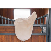 Housse de Selle avec plaque en or Kentucky Beige Housse de Selle avec plaque en or Kentucky Beige
