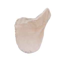 Housse de Selle avec plaque en or Kentucky Beige Housse de Selle avec plaque en or Kentucky Beige