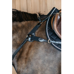 Collier de chasse 5 points avec élastiques D Collection Noir Collier de chasse 5 points avec élastiques D Collection Noir