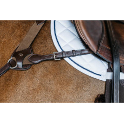 Collier de chasse 5 points avec élastiques New English Collection Marron