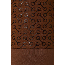 Pantalon d'équitation taille haute Tara silicone fond intégral femme Horze Marron foncé Pantalon d'équitation taille haute Tara silicone fond intégral femme Horze Marron foncé