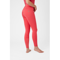 Paardrijbroek met hoge taille Tara siliconen full grip dames Horze Zwart