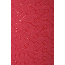 Paardrijbroek met hoge taille Tara siliconen full grip dames Horze Rood red