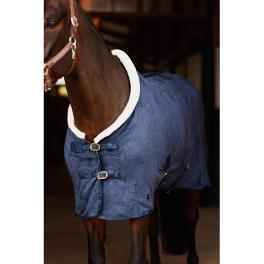 Lincoln fleece deken met nekrand van bont Horze Lincoln fleece deken met nekrand van bont Horze