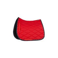 Veelzijdig zadeldek B Vertigo Amory met geborduurd monogram B Vertigo Rood roze berberis