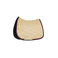 Veelzijdig zadeldek B Vertigo Amory met geborduurd monogram B Vertigo Beige teak Geel