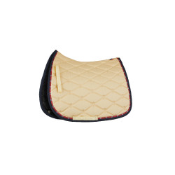 Veelzijdig zadeldek B Vertigo Amory met geborduurd monogram B Vertigo Beige teak Geel