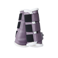 Guêtres de protection fermées avec fausse fourrure Horze Ghent Raisin royal Violet Guêtres de protection fermées avec fausse fourrure Horze Ghent Raisin royal Violet