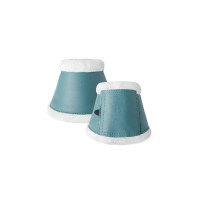 Bellschoenen met imitatiebont Horze Ghent Arctisch blauw