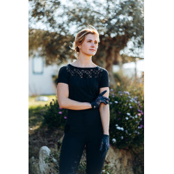 Gants d'équitation B Vertigo Dentelle femme Marine foncé Bleu