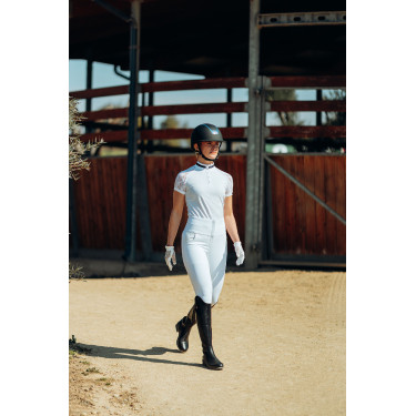 Gants d'équitation B Vertigo Dentelle femme Blanc