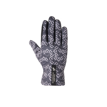 Gants d'équitation Horze Jorja Noir caviar Gants d'équitation Horze Jorja Noir caviar