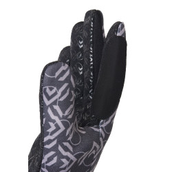 Gants d'équitation Horze Jorja Noir caviar