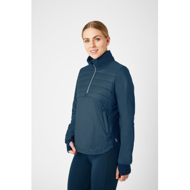 Hybride anorak Horze Annika, dames Vijverblauw