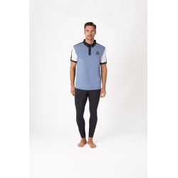 Polo fonctionnel B Vertigo Alec pour homme Bleu infini / blanc