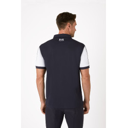 Polo fonctionnel B Vertigo Alec pour homme Bleu infini / blanc