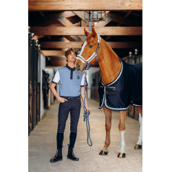 Polo fonctionnel B Vertigo Alec pour homme Bleu infini / blanc