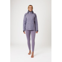 Veste d'équitation imperméable Horze Ayla avec fermetures éclair femme Raisin royal Violet Veste d'équitation imperméable Horze Ayla avec fermetures éclair femme Raisin royal Violet