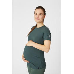 T-shirt de maternité fonctionnel Horze Lily Coriandre verte T-shirt de maternité fonctionnel Horze Lily Coriandre verte