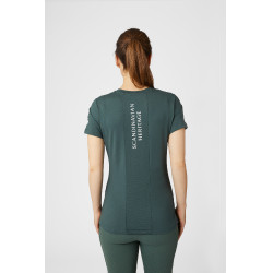 T-shirt de maternité fonctionnel Horze Lily Coriandre verte T-shirt de maternité fonctionnel Horze Lily Coriandre verte