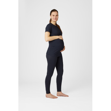 T-shirt de maternité fonctionnel Horze Lily Marine foncé Bleu
