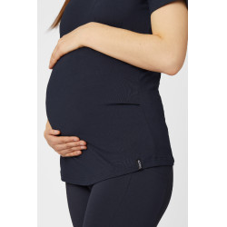 T-shirt de maternité fonctionnel Horze Lily Marine foncé Bleu