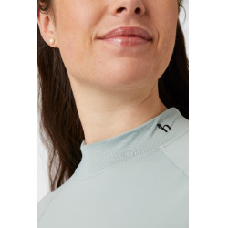 Haut d'entraînement Horze Gabriela pour femme avec protection anti-UV Aqua grey Bleu