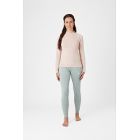 Haut d'entraînement Horze Gabriela pour femme avec protection anti-UV Rose pêche Beige