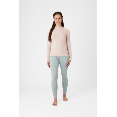 Haut d'entraînement Horze Gabriela pour femme avec protection anti-UV Rose pêche Beige