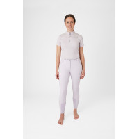 Pantalon d'équitation fond intégral Horze Kaitlin pour femme avec déco florale Marron foncé Pantalon d'équitation fond intégral Horze Kaitlin pour femme avec déco florale Marron foncé