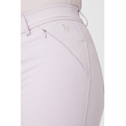 Pantalon d'équitation fond intégral Horze Kaitlin pour femme avec déco florale Chute d'orchidée Blanc Pantalon d'équitation fond intégral Horze Kaitlin pour femme avec déco florale Chute d'orchidée Blanc
