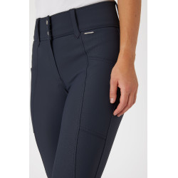 Pantalon d'équitation à basanes Grip taille haute Horze Indira femme Bleu encre Pantalon d'équitation à basanes Grip taille haute Horze Indira femme Bleu encre