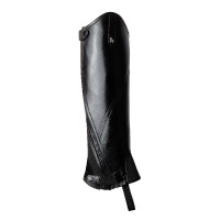 Mini-chaps Horze Wicklow met bloemenperforaties Zwart Mini-chaps Horze Wicklow met bloemenperforaties Zwart